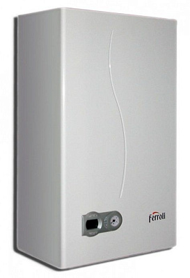 Настенный газовый котел Fortuna 10F (турбир. 2-х конт) с термостатом в компл. FERROLI